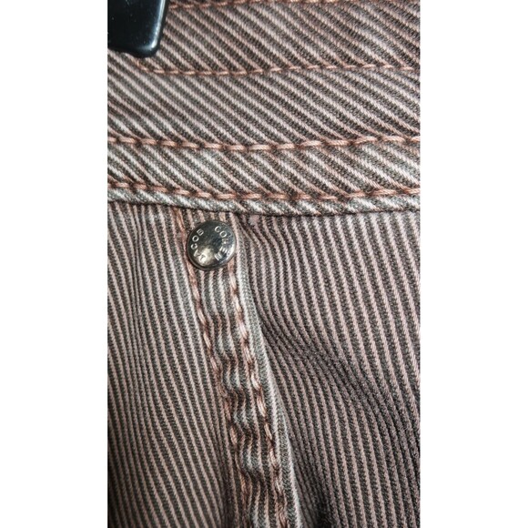 Jacob Cohen Men's Brown Jeans Size 37 X 34 Slim Ribbed Comfort Stretch Striped - Picture 5 of 14